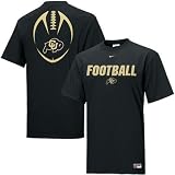 Nike Colorado Buffaloes Black Team Issue T-shirt