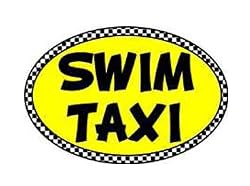 BaySix Swim Taxi Car Magnet