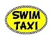 BaySix Swim Taxi Car Magnet