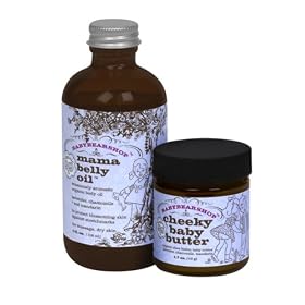 BabyBearShop Organic Mama Belly Oil + Cheeky Baby Butter Set by 