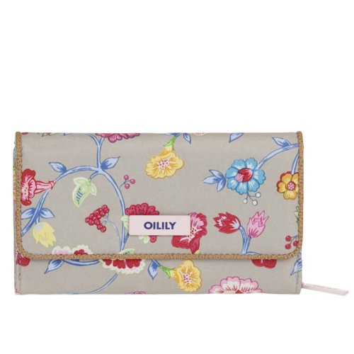 Oilily Portemonnaie, Caffe Latte (grau beige) Large Wallet - Fr&uuml;hling / Sommer 2012 Preisvergleich