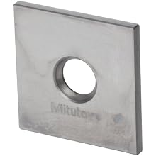Mitutoyo Tungsten Carbide Square Wear Gage Block, ASME Grade AS-1, Metric