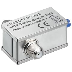 Wentronic D�mpfungsregler (0-20 dB, F-Kupplg /-F-Kupplg, 0 1-2400 MHz)