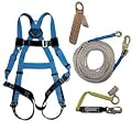 FallTech 7595A Contractor Harness with Roofer's Kit, Universal Fit