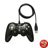 バッファローコクヨサプライ BUFFALO ゲームパッド 12ボタン デジアナ対応 ラバーグリップ ブラック BGCUCF1206BKA