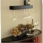 Pinot Floating Wine Glass Wall Shelf - Black