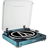 Audio Technica AT-LP60BL Fully Automatic Stereo Turntable System, Blue