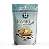 100% Pure Organic Cocoa Butter 16 Oz - Raw Unrefined, Best Food-Grade Quality purpose for Cosmetic. Use for Lotion, Cream, Oil, Lip Balm, Stick or Body Butter. Imported from Organically grown on farm in Peru -FREE Downloadable Recipe eBook-