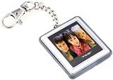 TAO 1.5-Inch Digital Keychain Rectangle Frame (Silver)