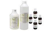 Produkt-Bild: Luftw&auml;scher Set Hygienemittel 1000ml+Luftw&auml;scher Reiniger 500ml + Duftkompositionen 4 Flaschen zu je 50ml (Total 200ml)Gr&uuml;ner Apfel,Blumenwiese,Zitronenschale,Orange