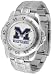 Michigan Wolverines Suntime Mens Sports Watch w/ Steel Band - NCAA College Athletics