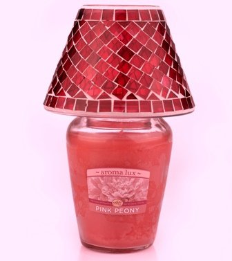 Aroma Lux Jar Candle Shade-Pink Peony