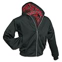 Robuste Harringtonjacke/-blouson "King George 59" m. Kapuze, schwarz