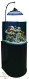 Current USA Cardiff 24gal Aquarium w/ PC 55W 10000K Daylight/460nm 2C Pendant & Modern Black Stand