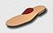 Pedag Step Symmetrical Self Adhesive Leather Arch Support Inserts, Tan, Large, 3 Count