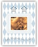 That's My Bratt Blue Harlequin Design "Little Blessings Come in Twos" Twins Ultrasound Frame