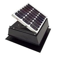 Rand Solar Powered Attic Fan-27 Watt-w Roof Top Ventilator With Thermostat