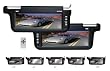 PYLE PLVSR10BK 10.2 TFT/LCD Left & Right Sun Visor Monitors, Black (Pair)