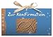 Zur Konfirmation - Geschenkverpackung für ein Geldgeschenk