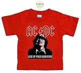 AC DC Infant Toddler Lock Up Your Daughters red S/S T-shirt