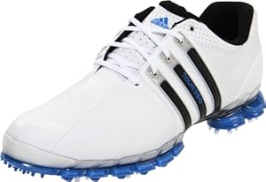 adidas Men's Tour360 ATV Golf Shoe,White/Air Force Blue/Black,7 W US