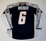 Shea Weber Nashville Predators Reebok Premier Jersey - Medium