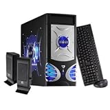Visionman Intel Gaming PC w/ Speakers - Intel Pentium Dual Core E2180, 1GB DDR2-667, NVIDIA 8400GS 256MB, 250GB SATA-2 HDD, 20X DVDRW w/Lightscribe,Media Reader, No OS, 480 Watt PSU