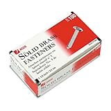 Acco Solid Brass Fasteners, 1 1/4 Inch Capacity, 100 Count, (A7071505)