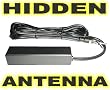 Hidden Antenna - Fits Car, Truck, Motorcycle, Harley, Boat, Golf Cart, Campers, Amplified Antenna AM FM WB for Harley FLHT FLHX Universal Fit For All Custom Applications AM FM Car Radio Stereo Windshield Hidden Antenna