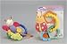 SB ring rattle with soft toy animal butterfly