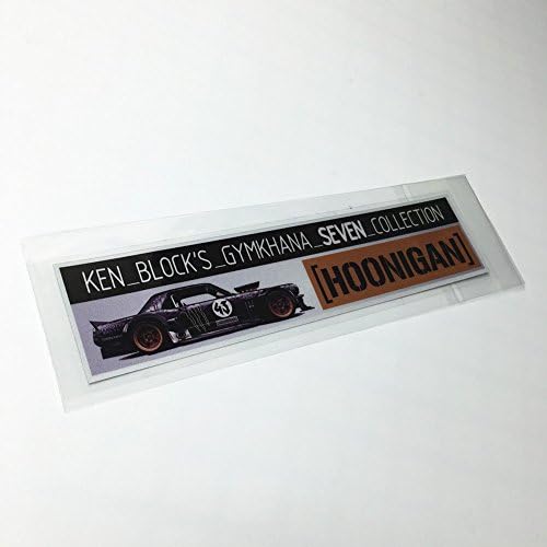 Pack of 2pcs SUV DC KEN BLOCKS GYMHANA SEVEN COLLECTION Car Stickers for Hoonigan Motorcycle Bike Helemet
