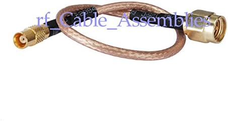 RF Jumper pigtail cable MCX female to SMA male wireless Ships from USA