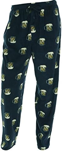 Accents Mens Sleepwear, Beer Mugs Novelty Print Fleece Pants, L