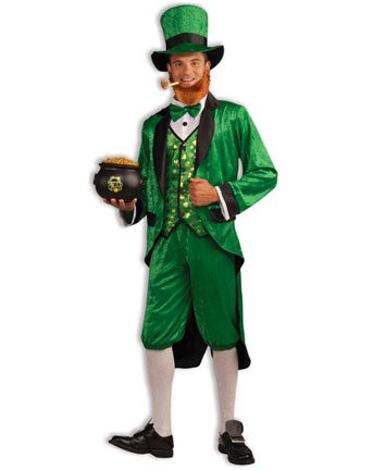 Forum Mr.Leprechaun Costume, Green, Adult