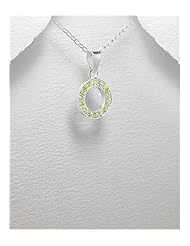 CZ Pendant Necklace In 92.5 Sterling Silver