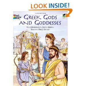 Greek Gods and GoddessesDover Classic Stories Coloring Book