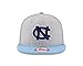NCAA North Carolina Tar Heels Bind Back 9Fifty Snapback Cap, Medium/Large, Gray