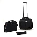 Rockland Luggage Rolling Laptop Case (Black)