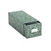 Oxford 39742 Reinforced Board 4 x6 Card File with Pull Drawer, Green Marble