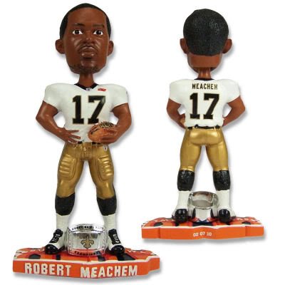 NEW ORLEANS SAINTS SUPER BOWL 44 ROBERT MEACHEM BOBBLEHEAD