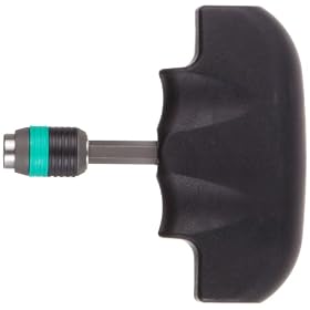 Wera Rapidaptor 489 R T-Handle Screwdriver, Hexagon 1/4" Head x 45mm Shaft