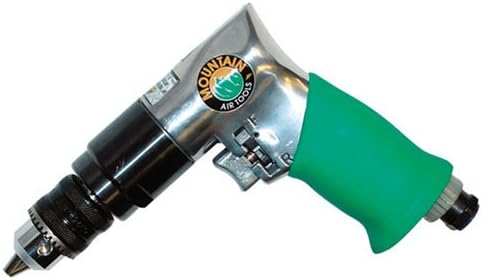 Mountain 7302 3/8-Inch Reversible Air Drill with Rubber Grip Handle