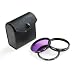 52MM 3-Pc Filter Kit (UV, CPL, FLD) For Panasonic Lumix DMC-G1 Lenses