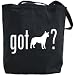 Canvas Tote Bag Black  Got Australian Cattle Dog ?  Dog