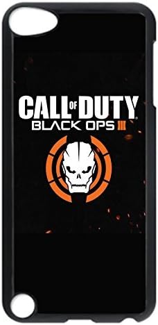 iPod Touch 5 Case, iPod 5 cases - Highly Protective Black Back Case Cover for iPod 5 Call Of Duty Black Ops 3 Logo Perfect Fit Hard Case Cover For iPod Touch 5