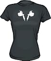 Tattoo Guns Logo Women's tee Shirt in 6 Colors Small thru XXL