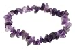 Single Strand Stretch Chip Bracelet - Amethyst