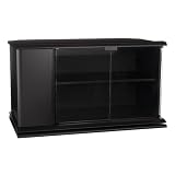 Review Sauder  / Universal TV Stand with Swivel- Soft Black
