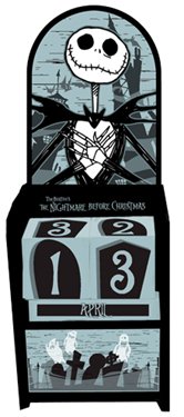 415biyUBmEL Neca Nightmare Before Christmas Wooden Blue Town Calandar