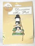 LIGHTHOUSE nautical CEILING FAN PULL chain Fanpull home